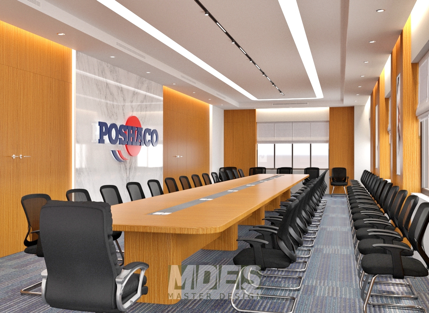 Nội thất văn phòng Poshaco ( Hưng Yên )